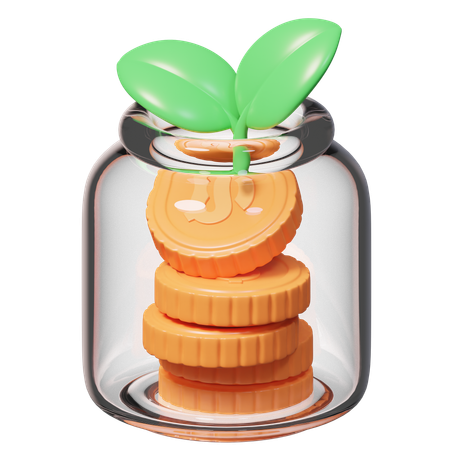 Savings Jar  3D Icon
