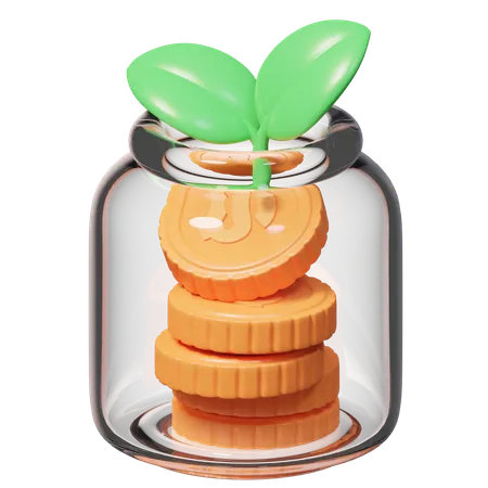 Savings Jar  3D Icon