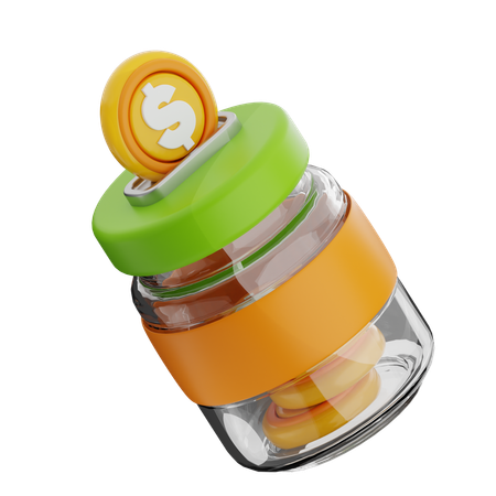 Savings Jar  3D Icon