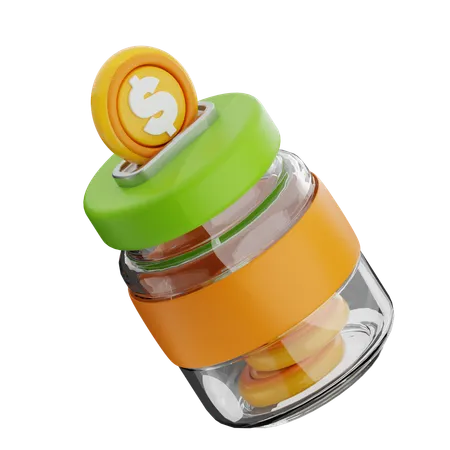 Savings Jar  3D Icon