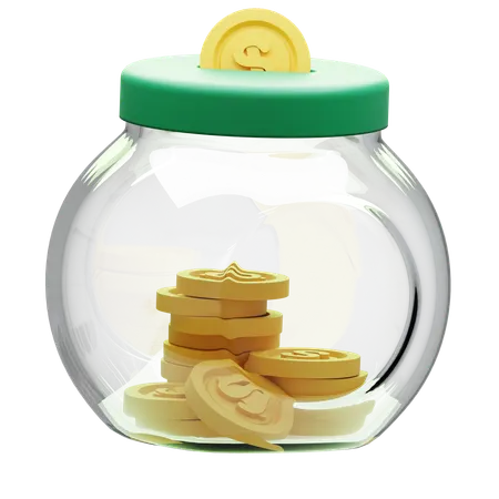 Savings Jar  3D Icon