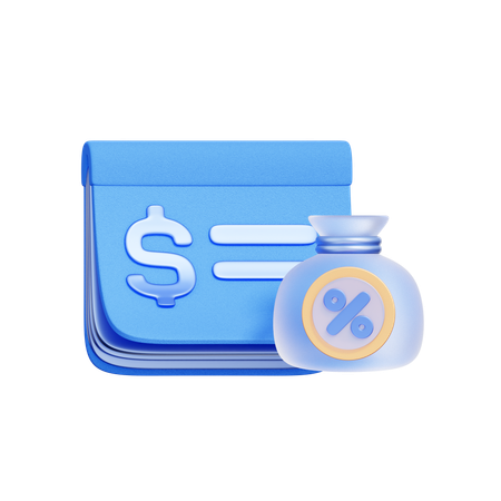Savings Passbook  3D Icon