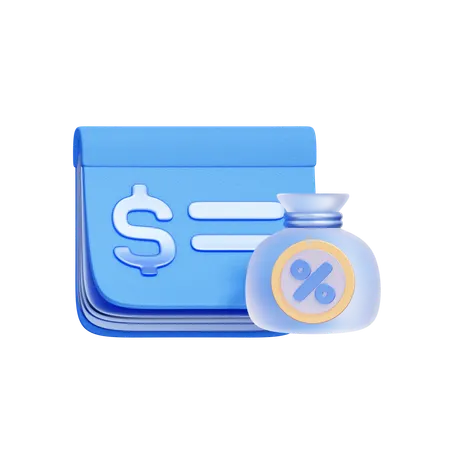 Savings Passbook  3D Icon
