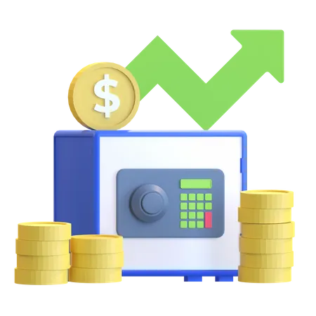 Savings Profit 3D Icon