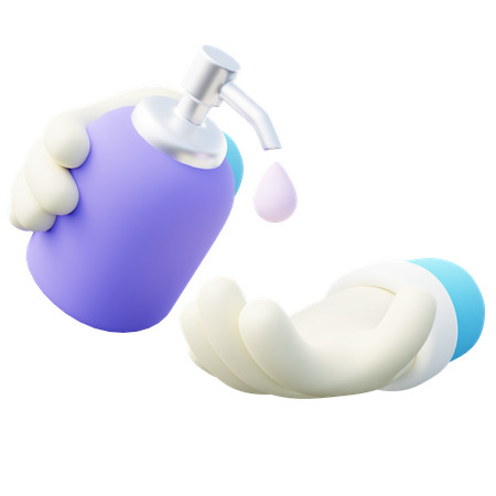 Savon liquide  3D Icon