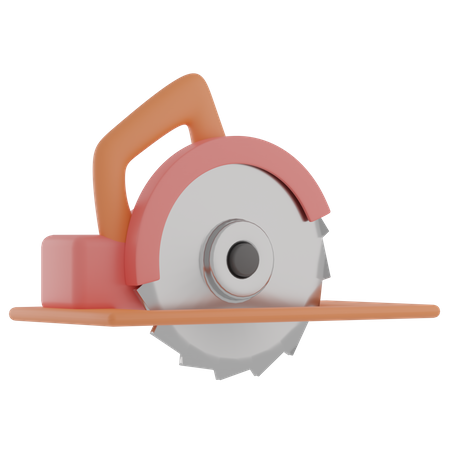 Saw Machine  3D Illustration