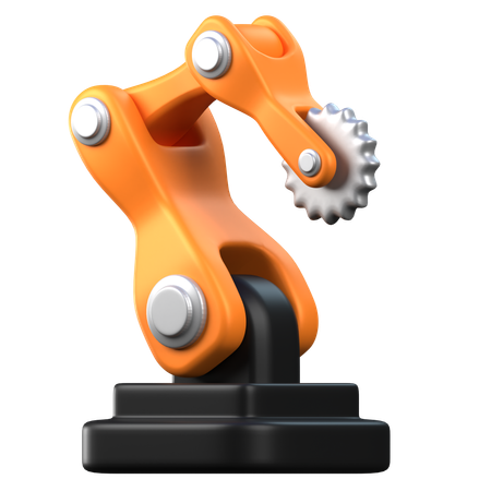 Saw Robotic Arm  3D Icon