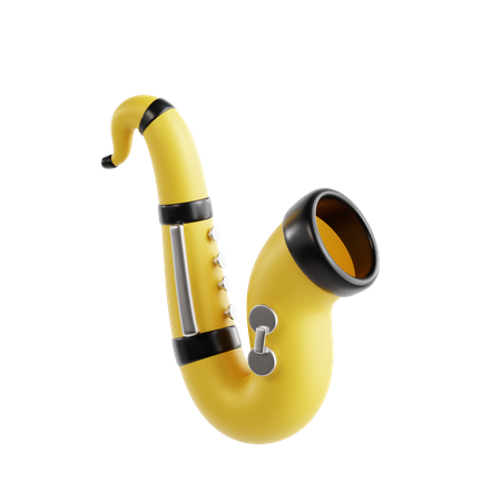 Saxofón  3D Icon