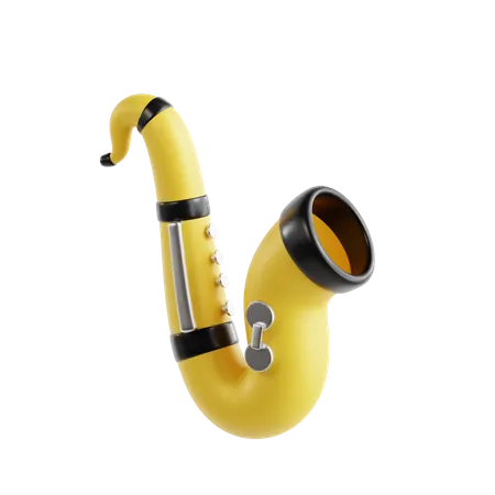 Saxofón  3D Icon