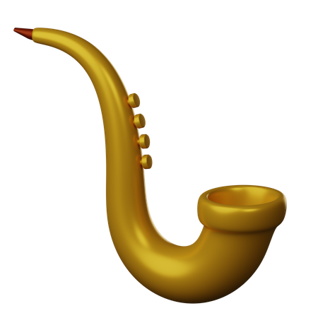 Saxofón  3D Icon