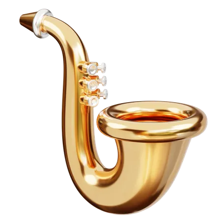 Saxofón  3D Icon