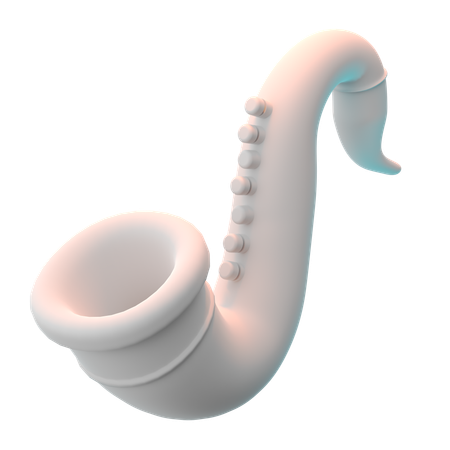 Saxofón  3D Icon