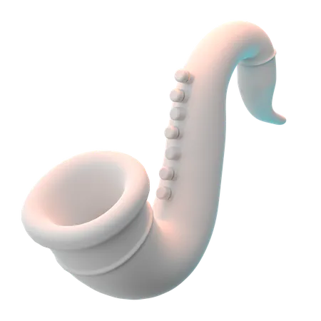 Saxofón  3D Icon