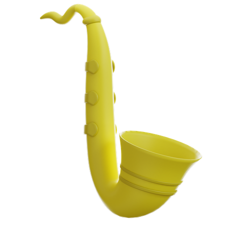 Saxofón  3D Icon