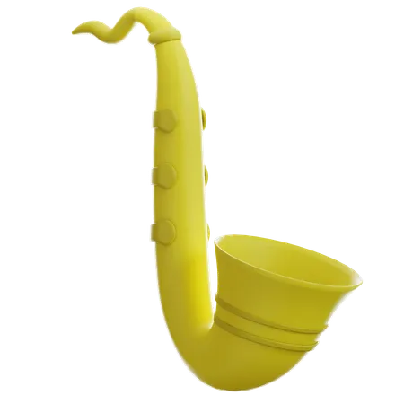 Saxofón  3D Icon