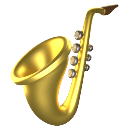 Saxofón  3D Icon