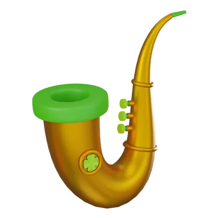 Saxofón  3D Icon