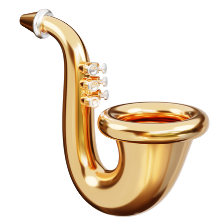 Saxofón  3D Icon