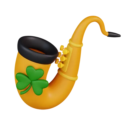 Saxofón  3D Icon