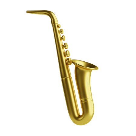 Saxofón  3D Icon