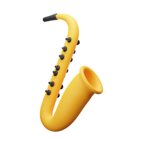 Saxofón  3D Icon