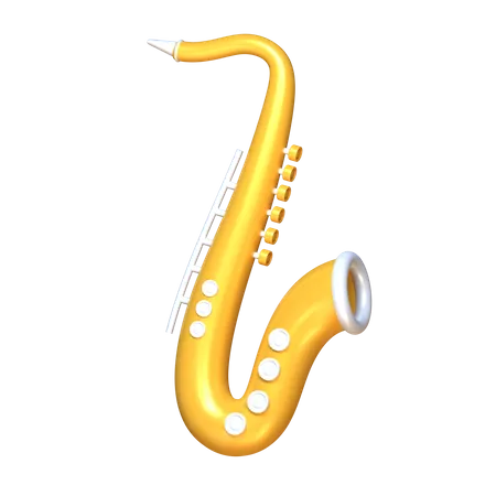 Saxofón  3D Icon