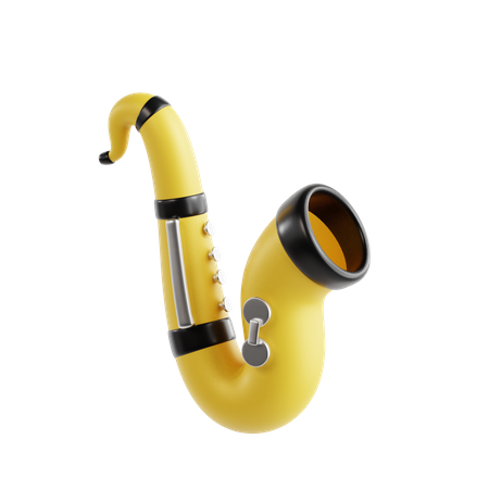 Saxofone  3D Icon