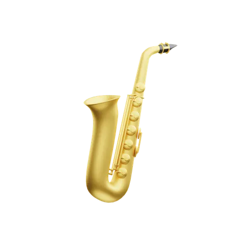 Saxofone  3D Icon