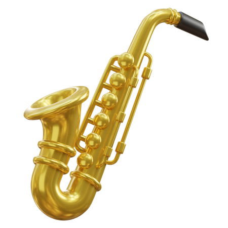 Saxofone  3D Icon