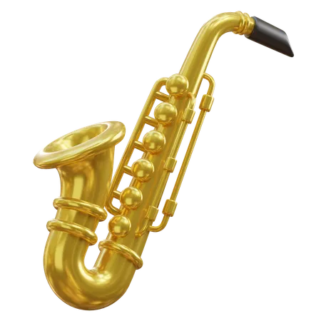 Saxofone  3D Icon