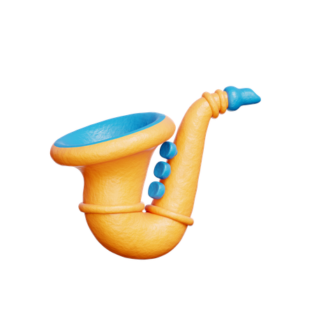 Saxofone  3D Icon