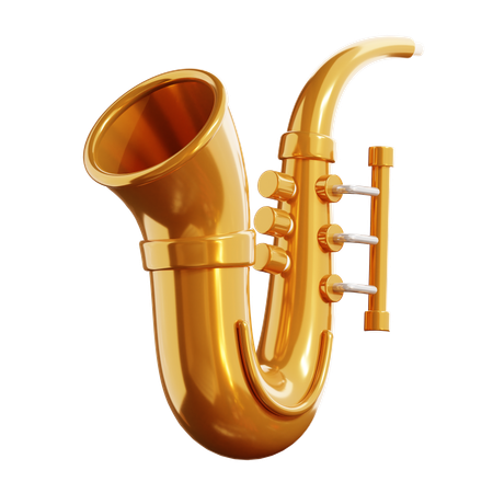 Saxofone  3D Icon