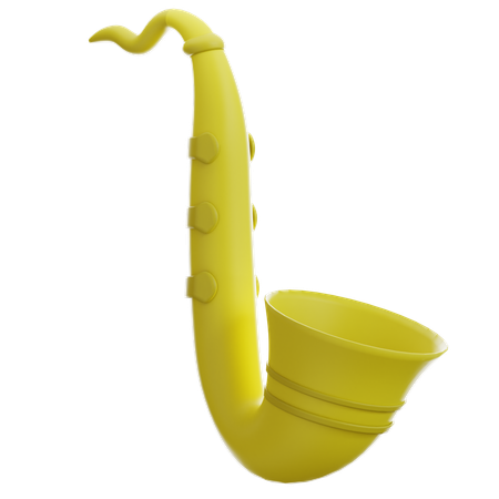 Saxofone  3D Icon