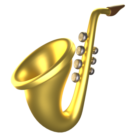 Saxofone  3D Icon