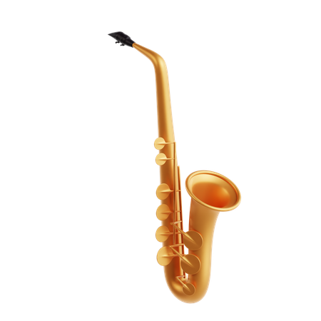 Saxofone  3D Icon