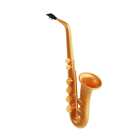 Saxofone  3D Icon