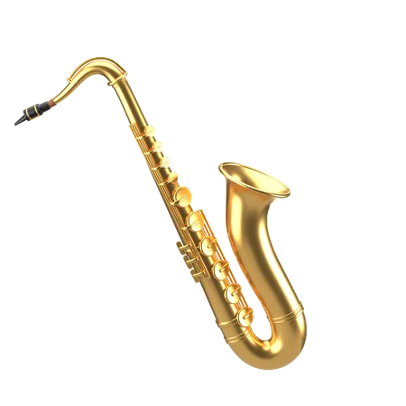 Saxofone  3D Icon