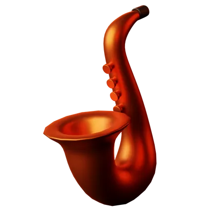 Saxofone  3D Icon