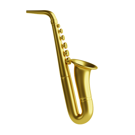 Saxofone  3D Icon