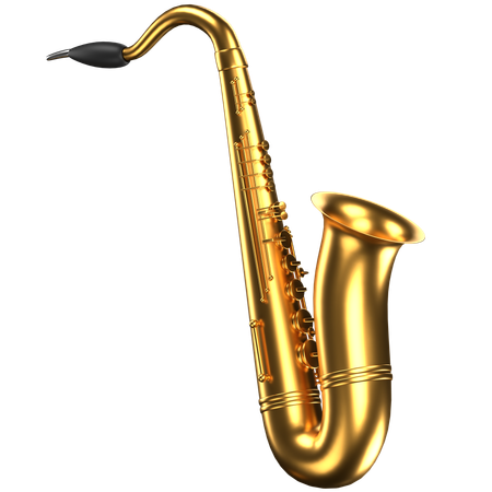 Saxofone  3D Icon