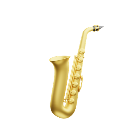 Saxophon  3D Icon