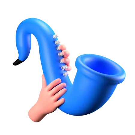 Saxophon  3D Icon