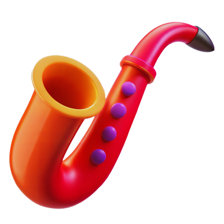 Saxophone  3D Icon