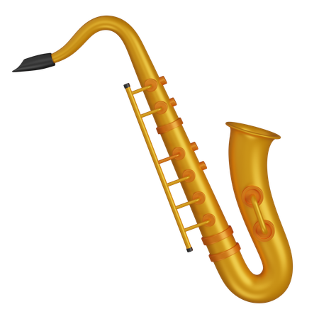 Saxophone  3D Icon