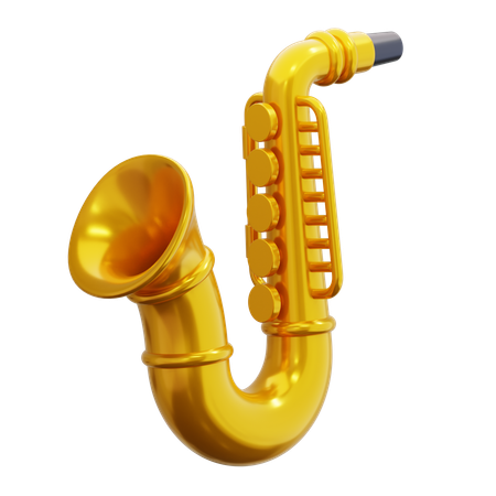Saxophone  3D Icon