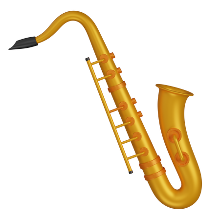 Saxophone  3D Icon