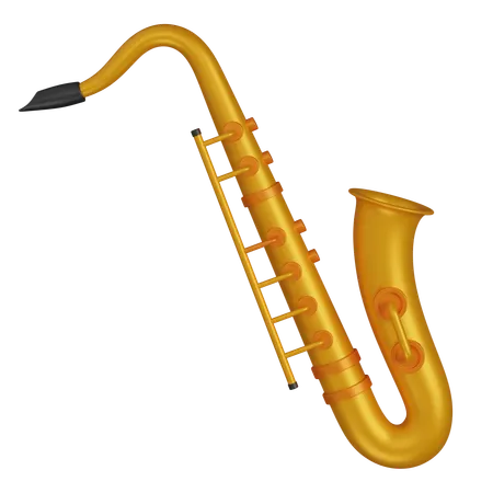 Saxophone  3D Icon