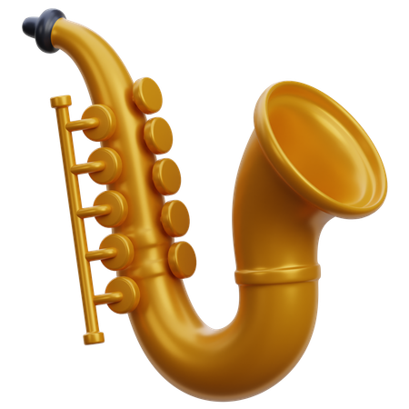 Saxophone  3D Icon