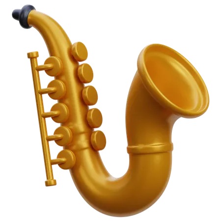 Saxophone  3D Icon