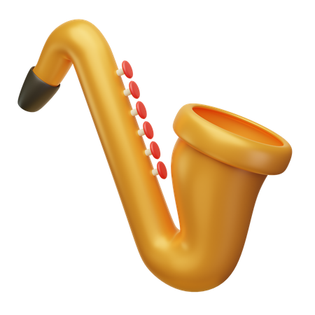 Saxophone  3D Icon